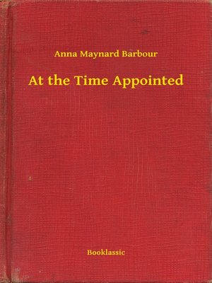 cover image of At the Time Appointed